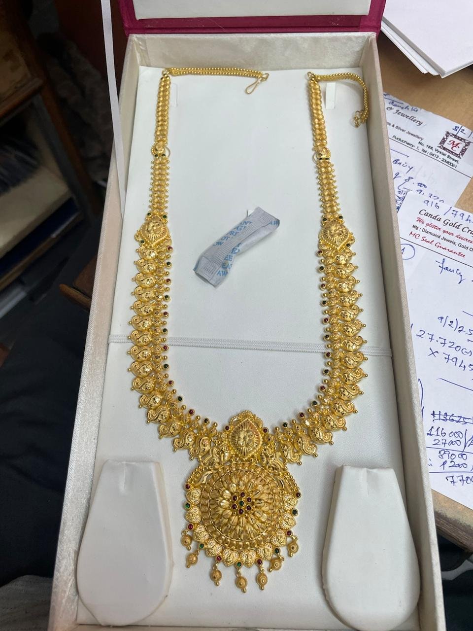 Gold Necklace - Gold and silver Manufacturer in puducherry